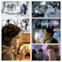 dark noir, comic graphic novel illustration and book design
