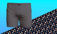 create unique vector pattern designs for men swim trunks