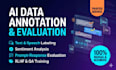 provide accurate ai data annotation, rlfh evaluation
