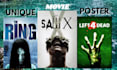 create horror movie poster design cinematic