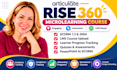 build articulate rise 360 microlearning course with interative elearning lessons