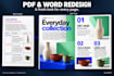 format and redesign word and PDF documents