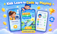 build a coding game app that teaches kids to code