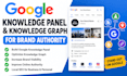 help build your google knowledge panel and knowledge graph for brand authority