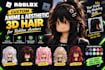 Create custom anime and aesthetic 3d hair for roblox avatars by ...