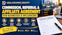 write a commission, referral and affiliate agreement
