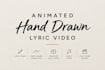 create an animated hand drawn lyric video