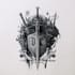 draw a fantasy logo