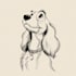 draw vector line art dog or pet portraits