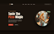 design a professional pizza restaurant website