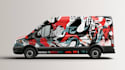 create a premium luxury car wrap and vehicle graphic concept