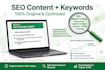 write SEO blog article for your website