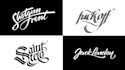 esign custom hand lettering, typography font logo,