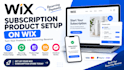 set up wix subscription products and recurring payments