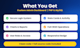 build a PHP mysql admin dashboard