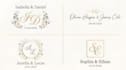design elegant custom indian wedding monogram logo