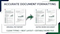 do english typing and PDF to word conversion