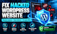 remove wordpress malware and fix SEO issues