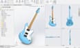 design guitar pickguards, knobs,bridges,instrument stand,custom replacement part