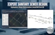 civil engineering, sewer hydraulic, sanitary sewer plan, sewer line permit plan
