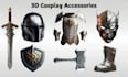 create custom 3d cosplay armor, helmets and masks for 3d printing