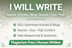 write SEO optimized islamic article and blog post