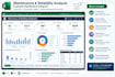analyze maintenance data and create mtbf mttr downtime excel dashboards