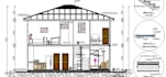 draw architectural building elevations and section drawings in autocad