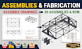 convert 2d drawings to 3d cad models or assemblies
