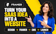 develop framer websites saas landing pages responsive web layouts cms setup