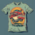 create a retro vintage tshirt design