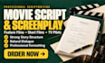 write movie script screenplay screenwriting feature film script TV pilot scripts