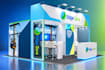 do professional trade show booth design graphics