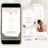 create an elegant animated wedding invitation video