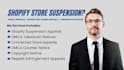 draft shopify dmca takedown notices and suspended store appeals