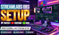 setup stream labs obs for twitch youtube kick live stream