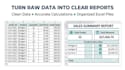 clean format and automate excel data using python