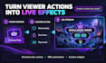custom streamer bot actions, obs automation and stream widgets