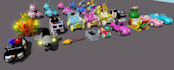 create low poly roblox map, roblox 3d models, props and game assets