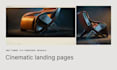 build a cinematic 3d scroll animation landing page