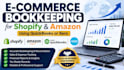 do e commerce bookkeeping for shopify amazon using quickbooks or xero
