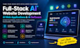 do full stack ai website development, ai web application and ai software