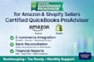 do amazon shopify bookkeeping in quickbooks as proadvisor