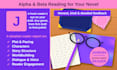 be your alpha reader and beta reader for your novel manuscript