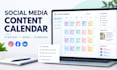 create a custom social media content calendar and strategy, content planning