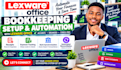 setup lexware office bookeeping receipts expense tracking bank reconciliation