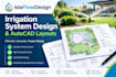 design precision irrigation systems and autocad layouts
