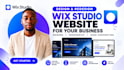 build wix studio website, wix website design, wix studio website redesign studio