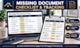 organize mortgage loan documents and prepare loan files