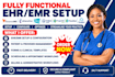 setup advancedmd athenaone jane app eclipse ehr prognocis ehr theranest fusion